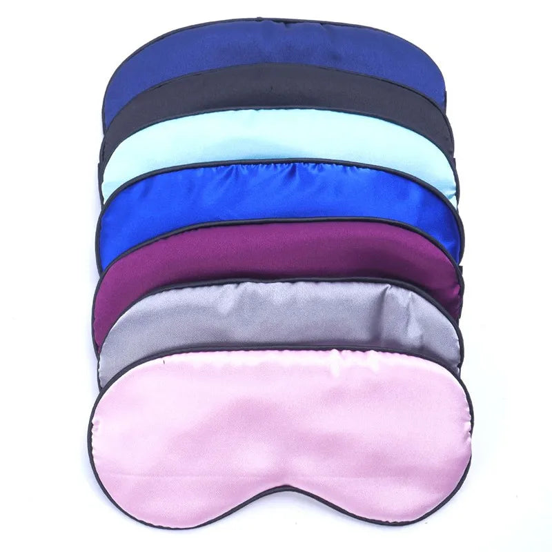 sleep mask Silk sleeping bandage Travel Rest Portable Eye masks Shade Breathable Eyepatch Night Blindfold Relaxing Cover Aid