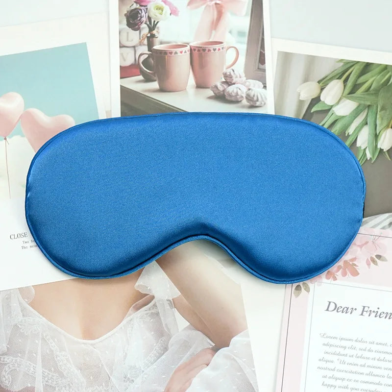 sleep mask Silk sleeping bandage Travel Rest Portable Eye masks Shade Breathable Eyepatch Night Blindfold Relaxing Cover Aid