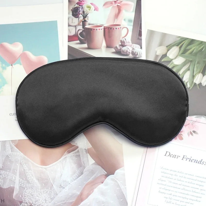 sleep mask Silk sleeping bandage Travel Rest Portable Eye masks Shade Breathable Eyepatch Night Blindfold Relaxing Cover Aid