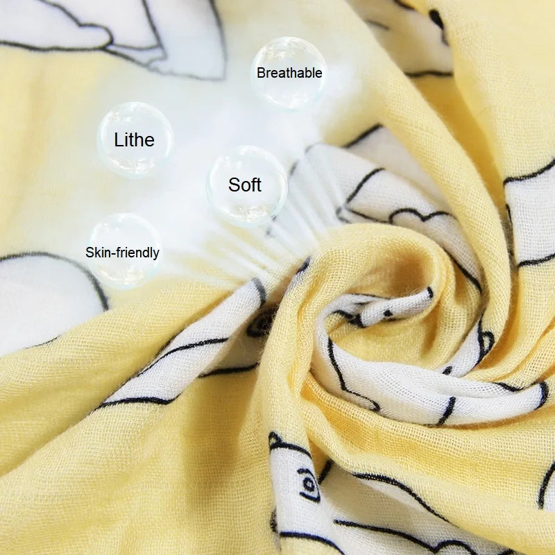 Organic Cotton/Bamboo Cotton Muslin Swaddles Wrap Burpy Towel Scarf Bibs Muslin Baby Blankets Newborn Diaper Pielucha 60*60cm