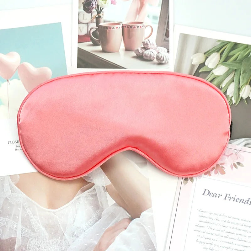 sleep mask Silk sleeping bandage Travel Rest Portable Eye masks Shade Breathable Eyepatch Night Blindfold Relaxing Cover Aid