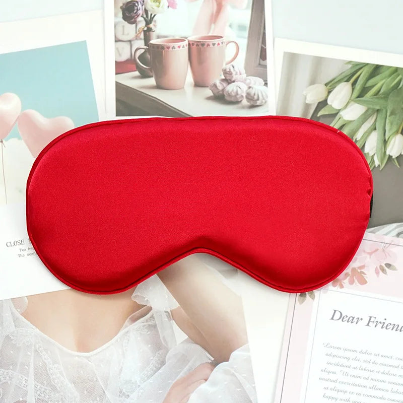 sleep mask Silk sleeping bandage Travel Rest Portable Eye masks Shade Breathable Eyepatch Night Blindfold Relaxing Cover Aid