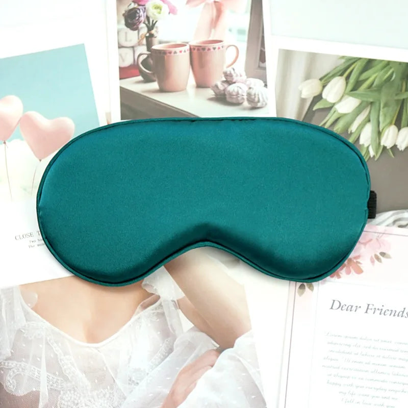 sleep mask Silk sleeping bandage Travel Rest Portable Eye masks Shade Breathable Eyepatch Night Blindfold Relaxing Cover Aid