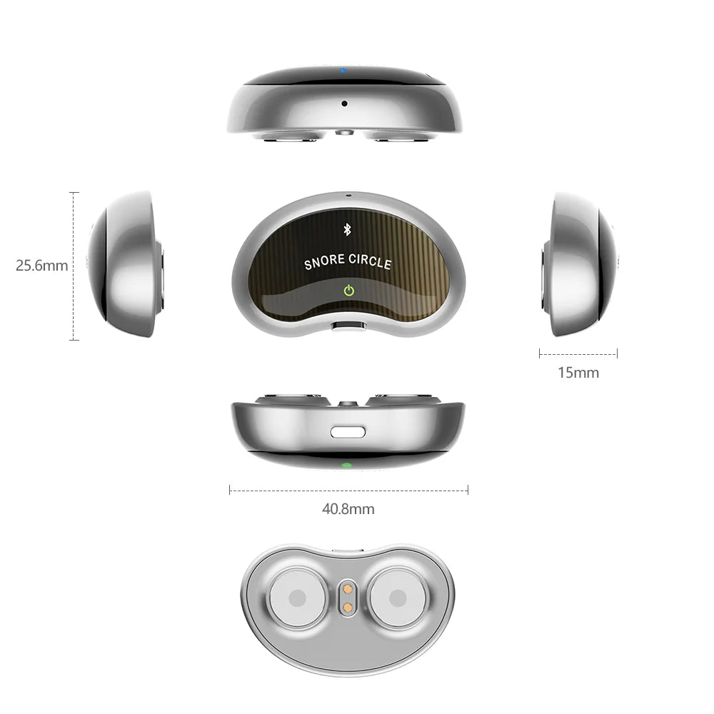 Anti Snoring Smart Device for Adult Sleep Aid to Stop Snoring Analyze Sleep and Snoring Data Wirelessly