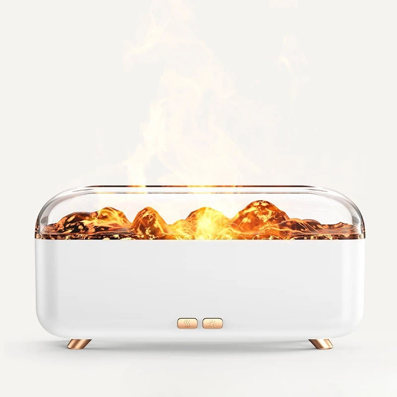 Aroma Diffuser Volcanic Lava Night Light Aroma Diffuser Home Bedroom Sprayer Desktop Flame Humidifier