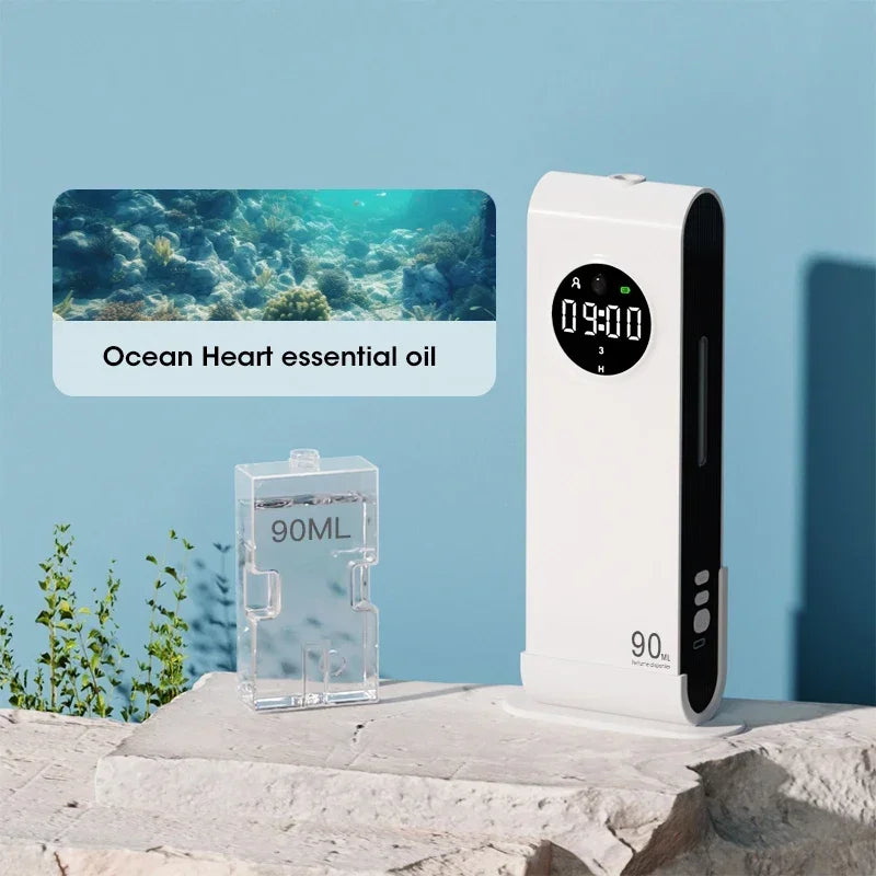 Automatic Sensor Aromatherapy Diffuser Night Light Essential Oil Diffuser Home Fragrance Machine for Relaxation Mood Enhancement