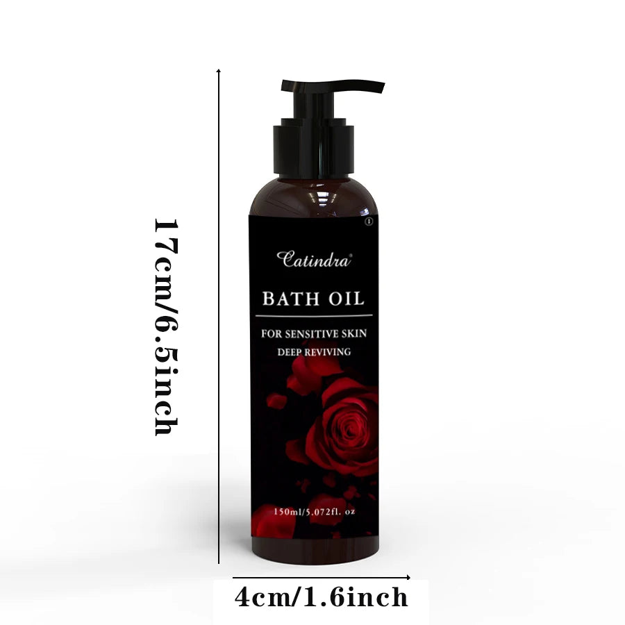 Moisturizing Bath Essential Oil Deep Cleansing Exfoliating Moisturizing Skincare Bath Oil Products to Brighten Skin Stone 150ml