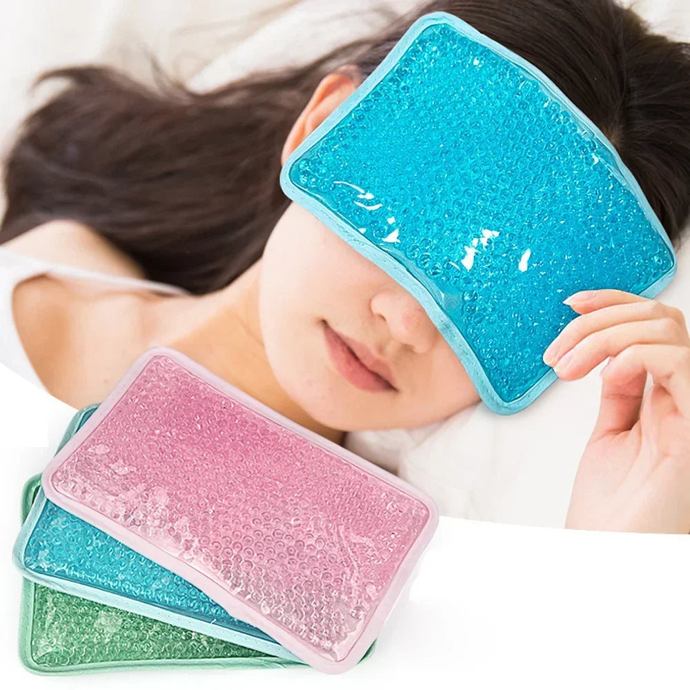 Hot & Cold Therapy Gel Packs Reusable Ice Pack Pain Fever Relief Water Cool Heat Convenient Bag Cooling Ice Bag for Knees Ankles