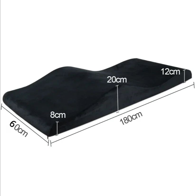 Mattress Eyelash Foam Spa Beauty Bed Curved Topper Beauty Salon Anatomica Lash Mattress Bed Wave Foam Lash Bed