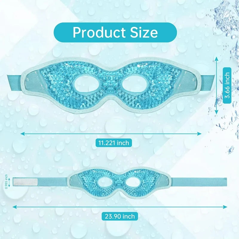 Ice Eye Mask Cooling Gel Eye Mask Hollow Gel Eye Mask Cooling Mask Cools and Quickly Eliminates Swelling