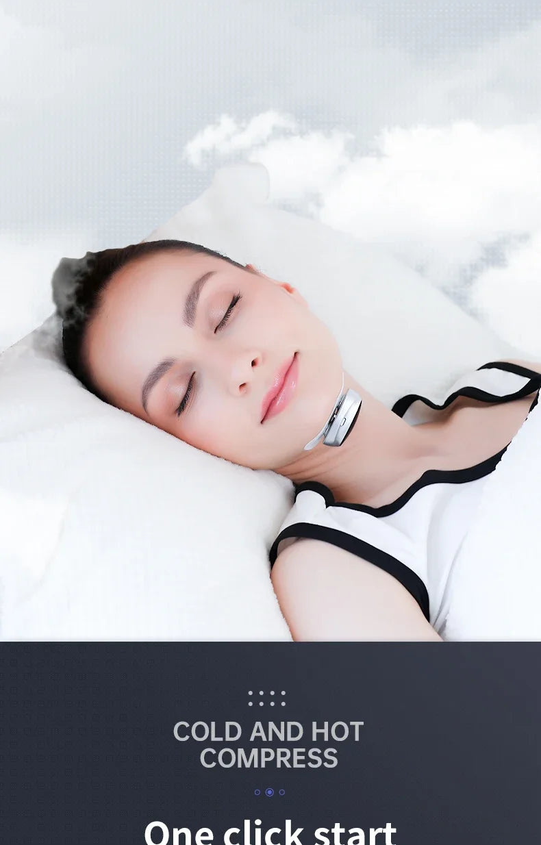 Smart Electric Anti Snoring Device Portable Sleep Apnea Improve Dual Pulse Snore Stopper Throat Muscle Stimulator Sleep Aid Tool