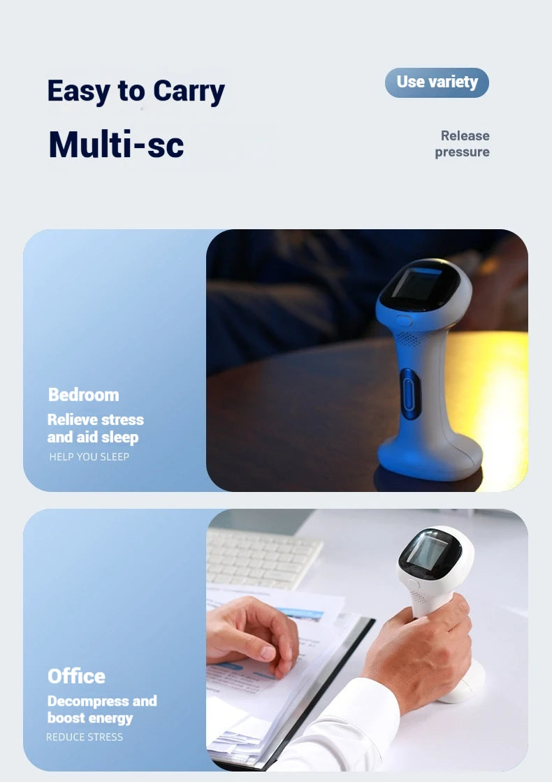 AI Smart Sleep Aid Handheld Microcurrent Sleep Relief Device for Fast Sleep