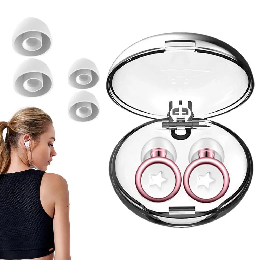 Ear Plugs Noise Cancelling Reusable Loop Earplugs With Storage Box Loop Sleep Earplugs Silicone Ear Plugs Flexible Airplane Ear