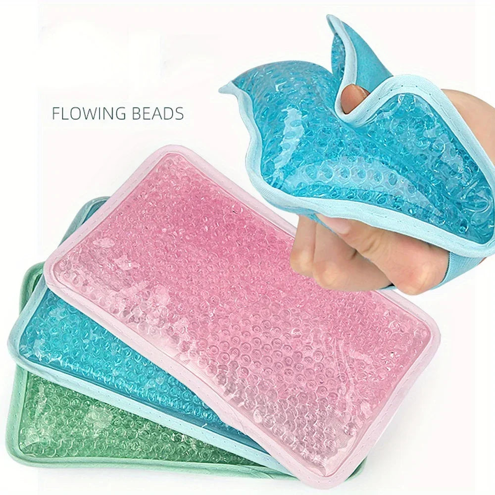 Hot & Cold Therapy Gel Packs Reusable Ice Pack Pain Fever Relief Water Cool Heat Convenient Bag Cooling Ice Bag for Knees Ankles