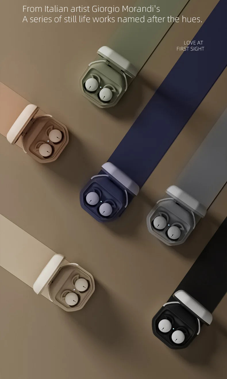 Sleep Earbuds in-Ear Earphones for Sleeping with 3 Sizes Ultra-Light Soft Silicone Noise Isolating Headphone Perfect for Sleep