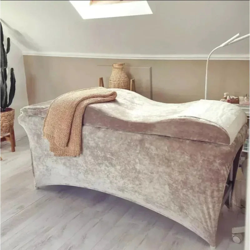 Mattress Eyelash Foam Spa Beauty Bed Curved Topper Beauty Salon Anatomica Lash Mattress Bed Wave Foam Lash Bed
