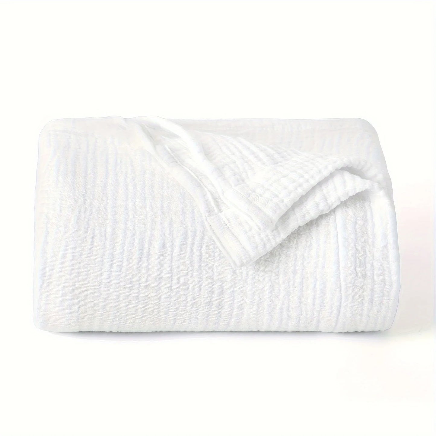 100% Cotton Muslin Blankets 6 Layers Room Decor Blanket Summer Blanket Cooling Breathable Lightweight Stuff Soft Gauze Blanket