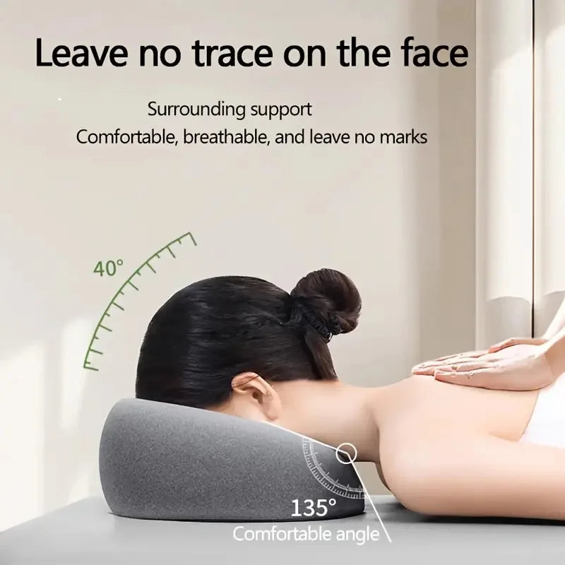 Memory Foam Face Pillow for Beauty Salon Massage Breathable Soft Reclining Neck Support Human-Enginedermatrestlying Pillow
