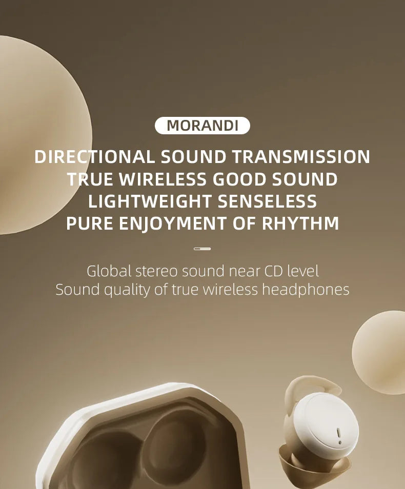 Sleep Earbuds in-Ear Earphones for Sleeping with 3 Sizes Ultra-Light Soft Silicone Noise Isolating Headphone Perfect for Sleep