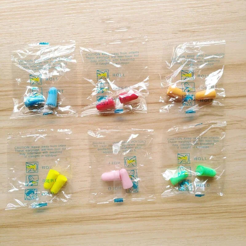 10Pair 5Pair Ear Plugs High-quality Foam Anti Noise Ear Plugs Ear Protectors Sleep Soundproof Earplugs Workplace Safety Supplies