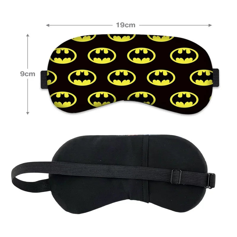 Superman Batman Sleeping Mask Men Sleeping Blindfold Soft Eye Masks Creative Eye Cover Male Mask Eyepatch Nap Health Eye Cover