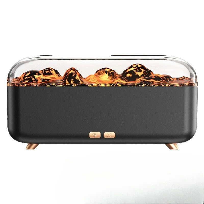 Aroma Diffuser Volcanic Lava Night Light Aroma Diffuser Home Bedroom Sprayer Desktop Flame Humidifier