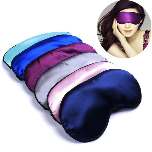 sleep mask Silk sleeping bandage Travel Rest Portable Eye masks Shade Breathable Eyepatch Night Blindfold Relaxing Cover Aid
