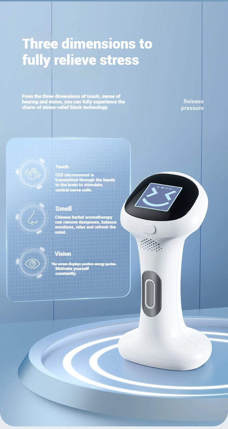 AI Smart Sleep Aid Handheld Microcurrent Sleep Relief Device  for Fast Sleep