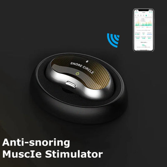 Anti Snoring Smart Device for Adult Sleep Aid to Stop Snoring Analyze Sleep and Snoring Data Wirelessly