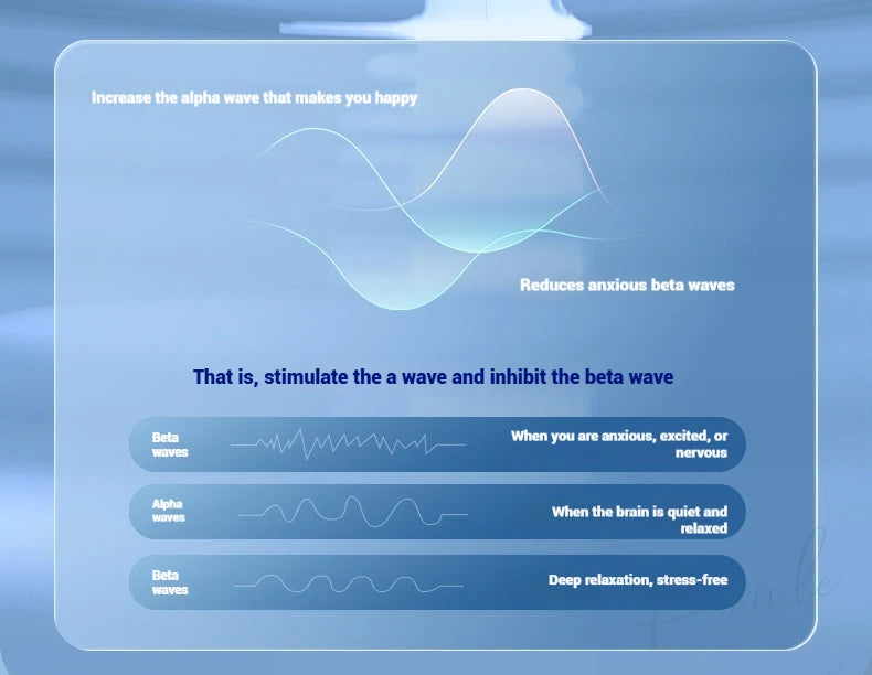 AI Smart Sleep Aid Handheld Microcurrent Sleep Relief Device  for Fast Sleep