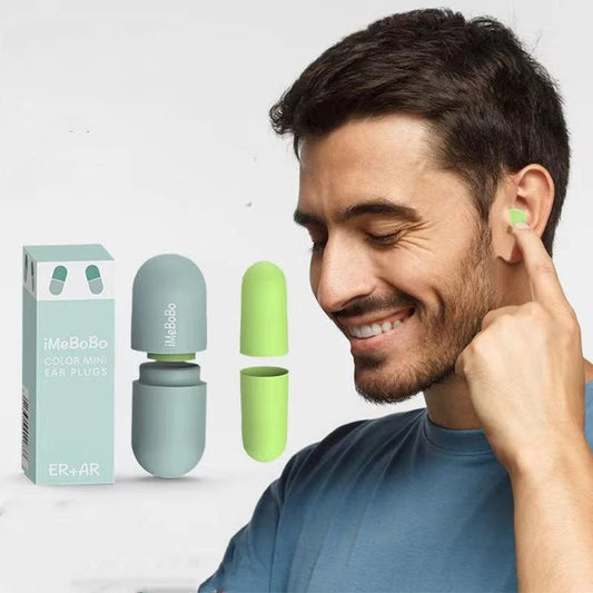 Soundproof Sleep Ear Plugs Earplugs for Sleeping Special Mute Soft Slow Rebound Student Anti-Noise Protection Anti Snore Earplug