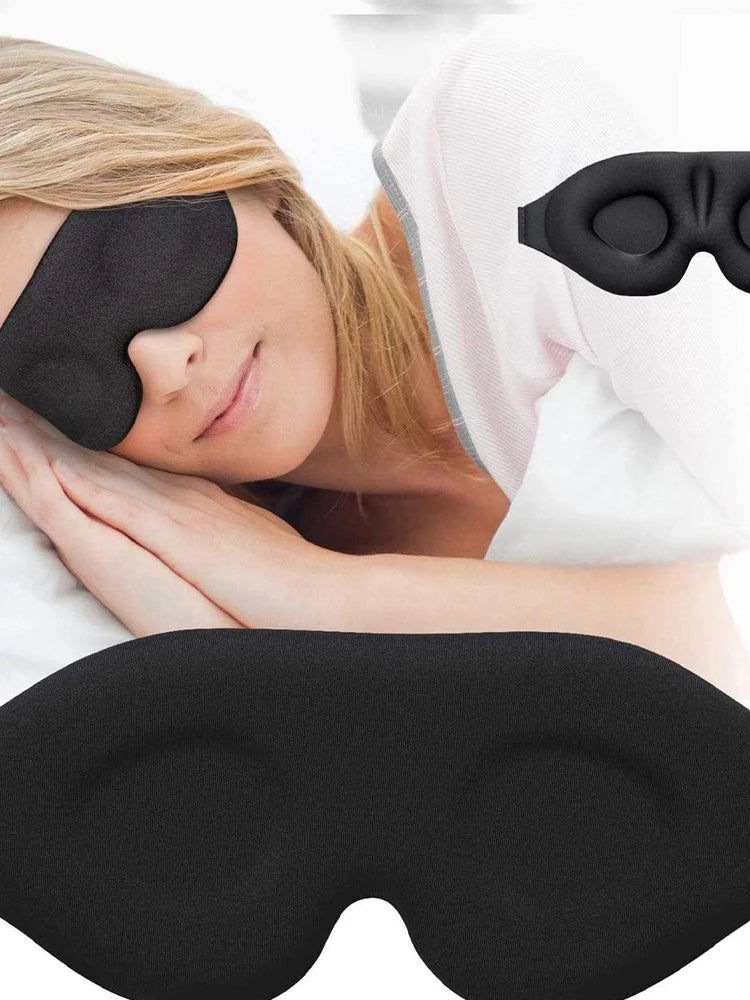 Sleep Mask for Side Sleeper, Complete Light Blocking 3D Sleeping Eye Mask,Mask, Soft Breathable Eye Cove Soft Breathable Eye