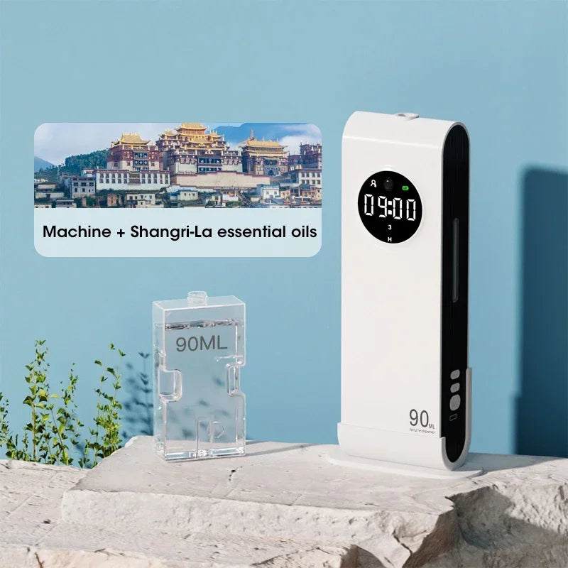 Automatic Sensor Aromatherapy Machine with Night Light Rechargeable Home Fragrance Aromatherapy Essential Oil Diffuser Scent