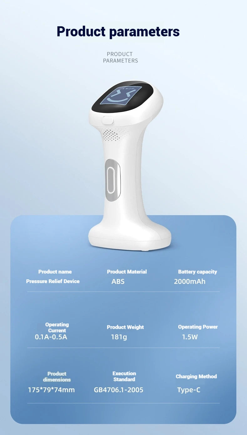 AI Smart Sleep Aid Handheld Microcurrent Sleep Relief Device  for Fast Sleep